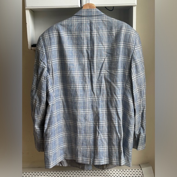 NWOT Brooks Brothers 346 Multi Color Plaid Men’s Sports Coat Blazer Size 48R - Picture 2 of 12